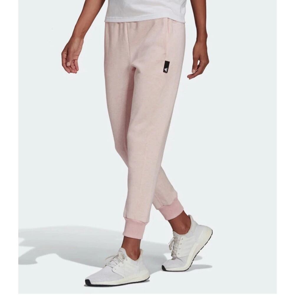 Adidas Women’s Jogger Sweatpants Light Pink Botanical Dye Size L